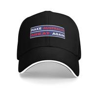 Rojo, Blanco Haz Que Australia vuelva a ser Grande Gorras de béisbol Personalizadas Hombres imprimiendo Crema Solar de Playa Masculina Gorra de Camionero