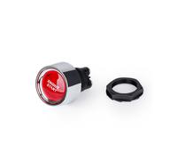 (Rojo) Botón pulsador de arranque de motor de coche de 50 A, interruptor sin llave, CC 12 V/24 V, botón de arranque