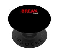Rojo Break The Mold Gráfico Rojo PopSockets PopGrip Adhesivo