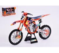 Rojo Bull KTM 450 SX / F #2 Factory Racing Equipo Cooper Webb 2019 1:6 Modelo