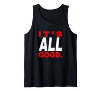 Rojo Color It's Good - All of It Red Graphic Camiseta sin Mangas