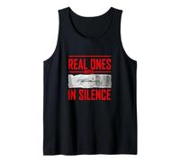 Rojo Color Real Ones Move In Silence Rojo Gráfico Camiseta sin Mangas
