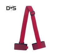 (rojo) Correa de esquí y porta bastones Correa de transporte de esquís Eslingas de hombro para esquís