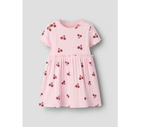 Rojo Diseño Estampado Vestido