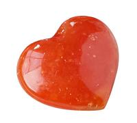 rojo en forma de corazón - Piedra del amor de aventurina, gema curativa natural, pieza de de palma lisa | Usos para el equilibrio emocional Yoga Relajación Decoración de regalos pa
