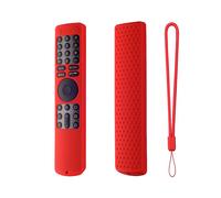 (Rojo) Funda de control remoto para Xiaomi Mi 4s Smart Tv Funda impermeable de silicona protectora a prueba de