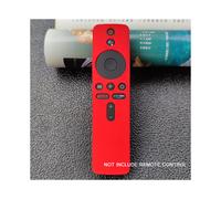(ROJO) Funda protectora de silicona para control remoto de Xiaomi Mi Box S/4x, suave, lisa y a prueba de golpes