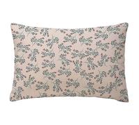 Rojo Fundas Cojines 40x60 cm Flor Fundas Cojines Decorativos Rectangulares Cushions Lino pillow Funda de Almohada Sofa Cojín Lumbar para Garden Terraza Primavera Verano Otoño Decorativos L-1076