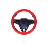 (Rojo) Guante universal de silicona para volante con diseño de coche, protector de palmas para masaje,