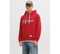 Rojo Hombres Cotton/In/Conversion/Cotton/Recycled/Polyester Sudadera Con Capucha S EU