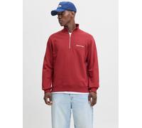 Rojo Hombres Cotton/In/Conversion/Cotton/Recycled/Polyester Sudadera Con Media Cremallera XL EU