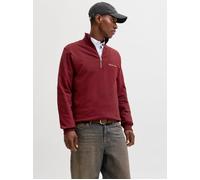 Rojo Hombres Cotton/In/Conversion/Cotton/Recycled/Polyester Sudadera Con Media Cremallera XS EU