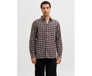 Rojo Hombres Cotton/Recycled/Polyester Camisa A Cuadros Corte Comfort S EU