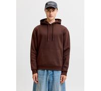 Rojo Hombres Cotton/Recycled/Polyester Sudadera Con Capucha Liso L EU
