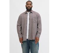 Rojo Hombres Organic/Cotton Plus Size Camisa Corte Regular EU3XL US1XL EU