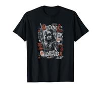 Rojo Japonés Diablo De Sanada Yukimura Samurai y Leyenda Camiseta