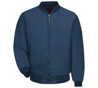 Rojo Kap equipo de sólido de los hombres chaqueta - Azul - Largo X-Large