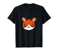 Rojo Lindo Zorro Bosque Animal Astuto Perro Salvaje Camiseta