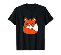 Rojo Lindo Zorro Bosque Animal Astuto Perro Salvaje Camiseta