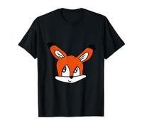 Rojo Lindo Zorro Bosque Animal Astuto Perro Salvaje Camiseta