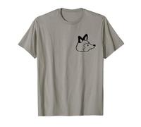 Rojo Lindo Zorro Bosque Animal Astuto Perro Salvaje Camiseta