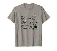 Rojo Lindo Zorro Bosque Animal Astuto Perro Salvaje Camiseta