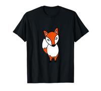 Rojo Lindo Zorro Bosque Animal Astuto Perro Salvaje Camiseta