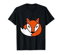 Rojo Lindo Zorro Bosque Animal Astuto Perro Salvaje Camiseta
