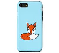 Rojo Lindo Zorro Bosque Animal Astuto Perro Salvaje Carcasa para iPhone SE (2020) / 7/8