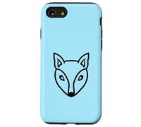 Rojo Lindo Zorro Bosque Animal Astuto Perro Salvaje Carcasa para iPhone SE (2020) / 7/8