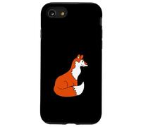 Rojo Lindo Zorro Bosque Animal Astuto Perro Salvaje Carcasa para iPhone SE (2020) / 7/8