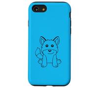 Rojo Lindo Zorro Bosque Animal Astuto Perro Salvaje Carcasa para iPhone SE (2020) / 7 / 8