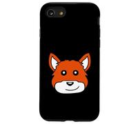 Rojo Lindo Zorro Bosque Animal Astuto Perro Salvaje Carcasa para iPhone SE (2020) / 7/8
