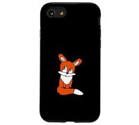 Rojo Lindo Zorro Bosque Animal Astuto Perro Salvaje Carcasa para iPhone SE (2020) / 7/8