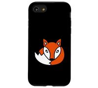 Rojo Lindo Zorro Bosque Animal Astuto Perro Salvaje Carcasa para iPhone SE (2020) / 7/8