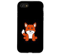 Rojo Lindo Zorro Bosque Animal Astuto Perro Salvaje Carcasa para iPhone SE (2020) / 7/8