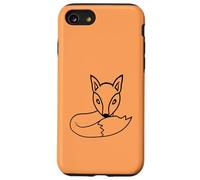 Rojo Lindo Zorro Bosque Animal Astuto Perro Salvaje Carcasa para iPhone SE (2020) / 7 / 8