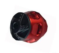 Rojo Motocicleta Tenedor Guardia Copa CNC Mecanizado 70g (Rojo) | Opción de color rojo vibrante, diseño ligero de 70 g, dispersa las fuerzas de impacto, protege las horquillas delanteras