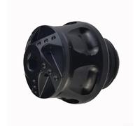 Rojo Motocicleta Tenedor Protección Copa CNC Aleación 70g (Negro) | Aleación de aluminio de alta resistencia, mecanizado de precisión CNC, suave sin rebabas para superficie