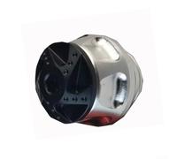 Rojo Motocicleta Tenedor Protección Copa CNC Aleación 70g (Plata) | Aleación de aluminio de alta resistencia, mecanizado de precisión CNC, suave sin rebabas para superficie
