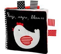 Rojo, negro, blanco. Cuento de tela para bebés de 0 años (Libro de tela)