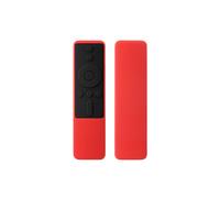 (Rojo Negro) Funda para control remoto Xiaomi Mi 4a 4c 4x Tv Control remoto de voz Cubierta (no incluye consola)