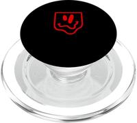 Rojo, Ondulado, Cuadrado, Rojo, gráfico PopSockets PopGrip para MagSafe