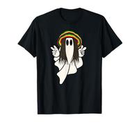 Rojo Oro Y Verde Halloween, Fantasma Rasta, Fantasma Reggae Camiseta