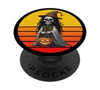 Rojo Oro Y Verde Halloween, Fantasma Rasta, Fantasma Reggae PopSockets PopGrip Adhesivo