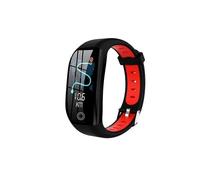 (Rojo) Pulsera inteligente con GPS y control de la presión arterial, IP68, para Samsung Galaxy A71,