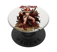 Rojo Sonja Frank Cho Comic Cover Art Hyrkania Queen Warrior PopSockets PopGrip Adhesivo