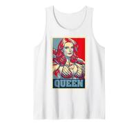 Rojo Sonja Frank Cho Propaganda Icono Redhead Cruzada Queens Camiseta sin Mangas
