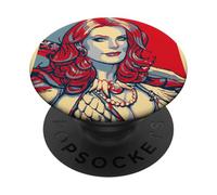 Rojo Sonja Frank Cho Propaganda Icono Redhead Cruzada Queens PopSockets PopGrip Adhesivo