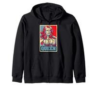 Rojo Sonja Frank Cho Propaganda Icono Redhead Cruzada Queens Sudadera con Capucha